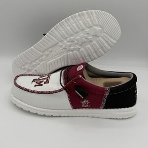 Hey Dude Wally NCAA TEXAS A&M AGGIES Casual Shoe Men's 10 NEW Gameday Fan Gift